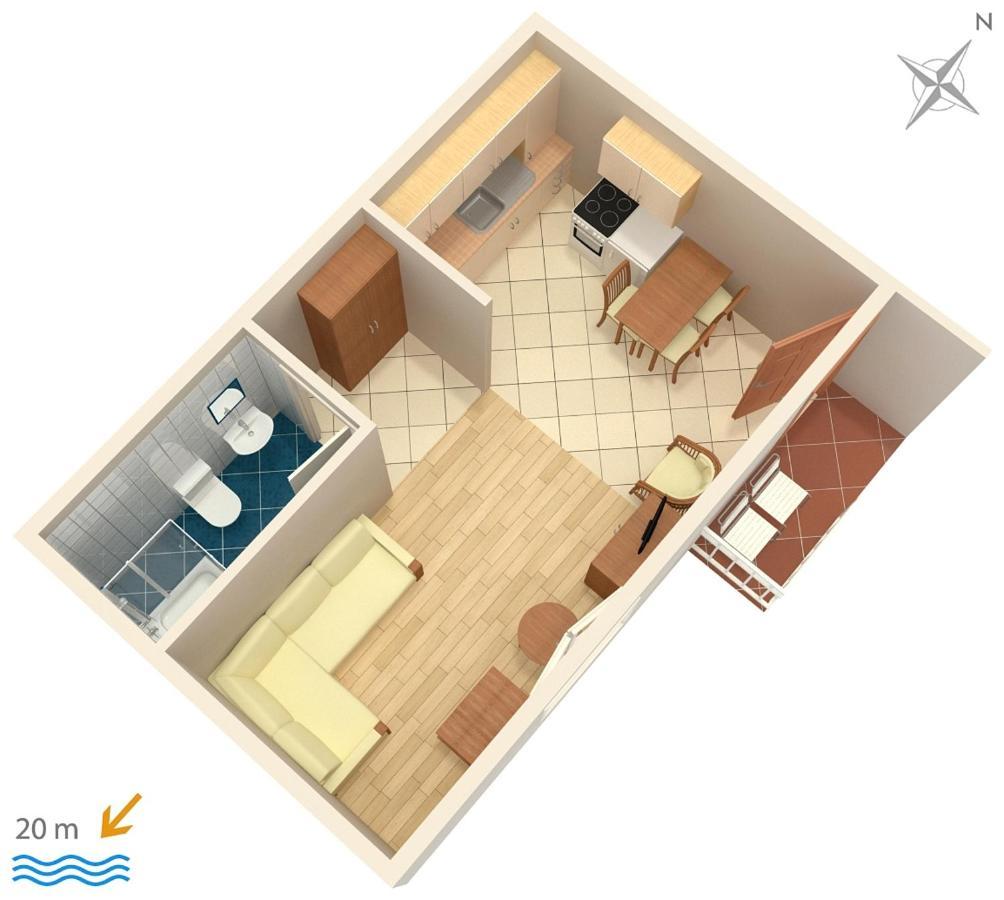 Apartments By The Sea Podgora, Makarska - 6713 Zewnętrze zdjęcie